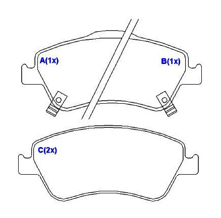 PASTILHAS FREIO DIANT