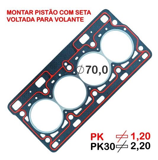 JUNTA CABECOTE MOTOR