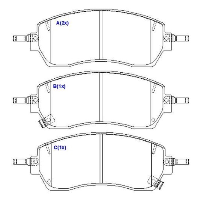 PASTILHAS FREIO DIANT