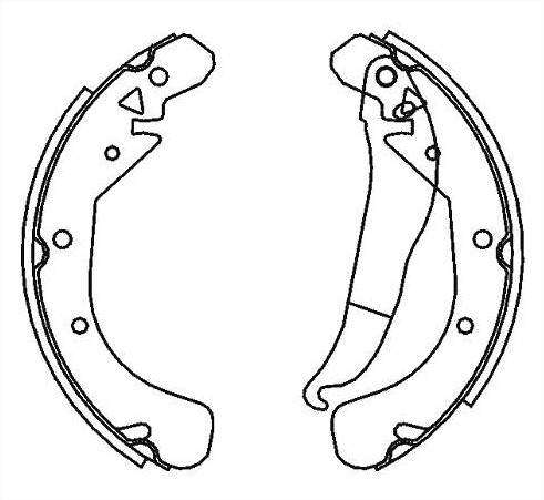 SAPATA FREIO(C/HASTE)