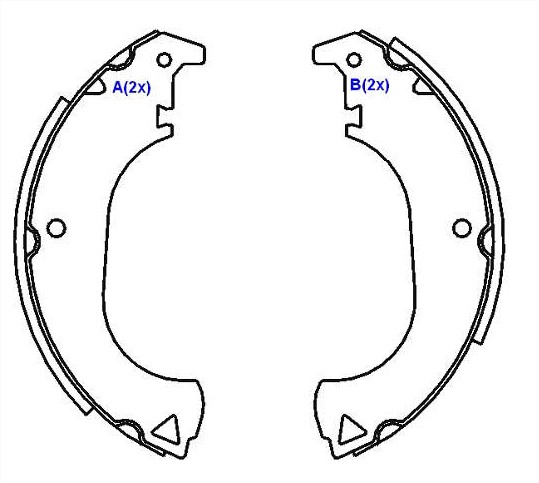 SAPATA FREIO(S/HASTE)