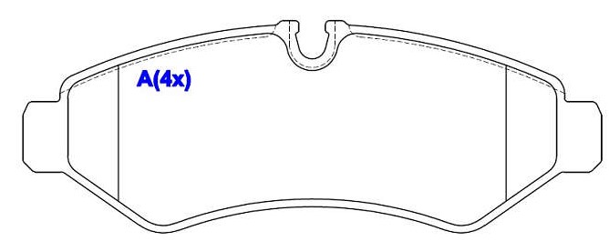 PASTILHAS FREIO TRAS