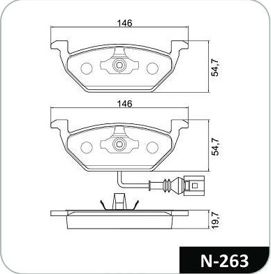 PASTILHAS FREIO DIANT