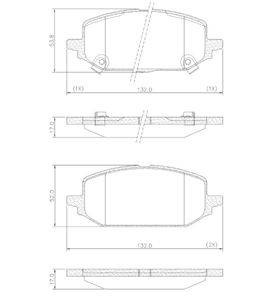 PASTILHAS FREIO DIANT