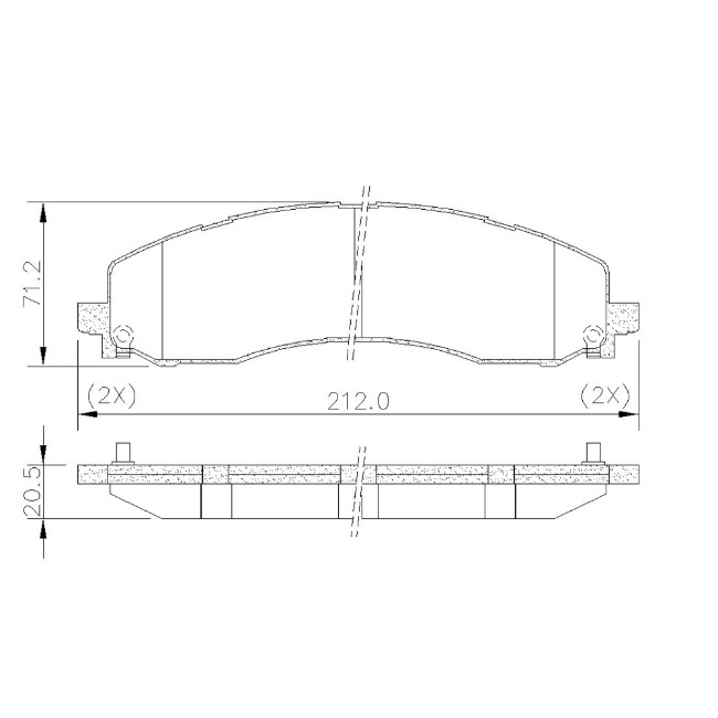PASTILHAS FREIO DIANT