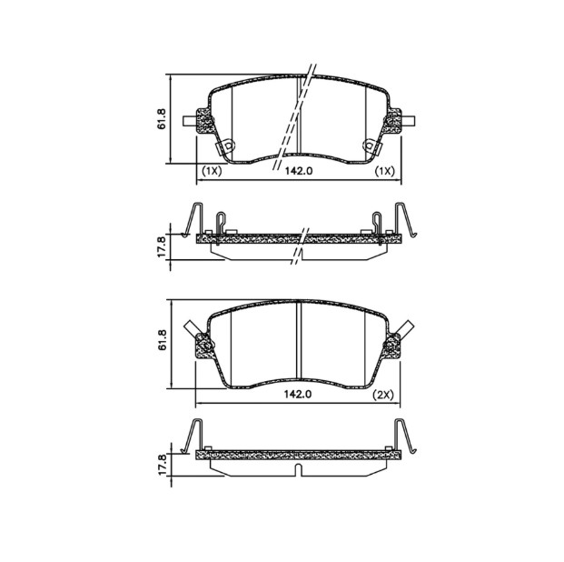 PASTILHAS FREIO DIANT
