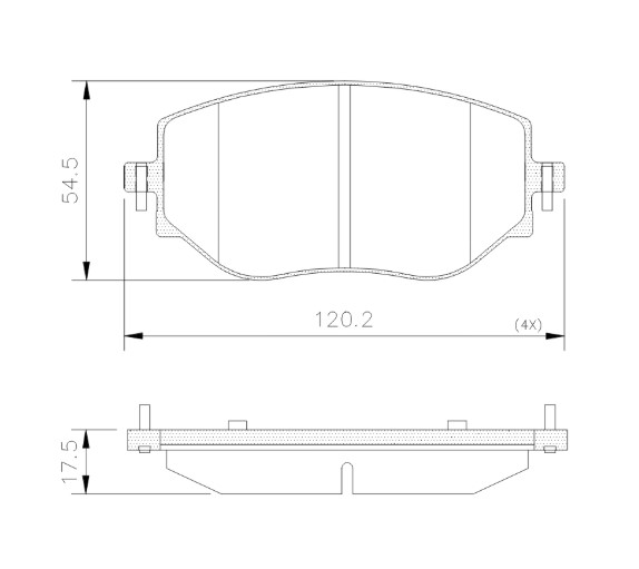 PASTILHAS FREIO DIANT