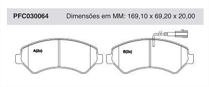 PASTILHAS FREIO DIANT