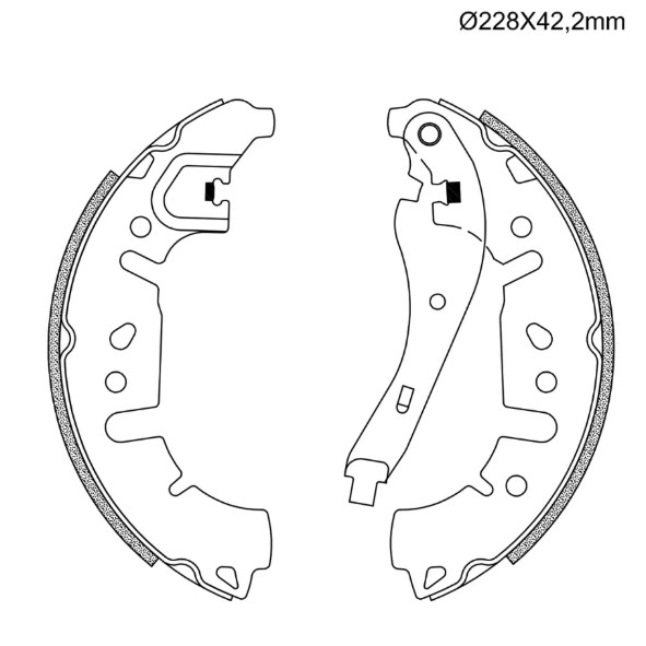 SAPATA FREIO(C/HASTE)