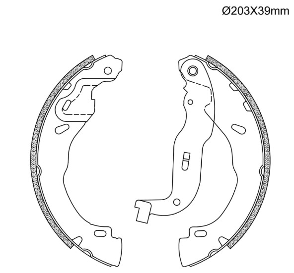 SAPATA FREIO(C/HASTE)