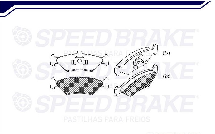 PASTILHAS FREIO DIANT