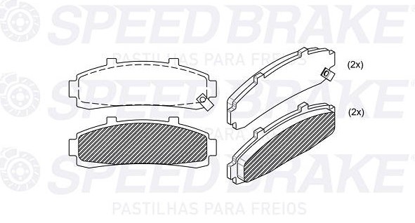PASTILHAS FREIO DIANT