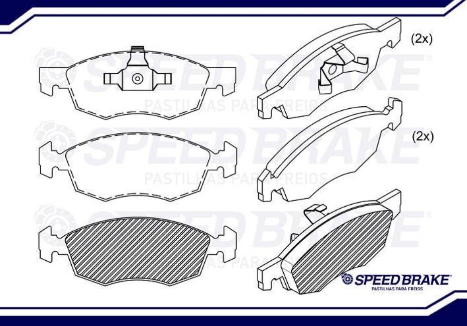 PASTILHAS FREIO DIANT