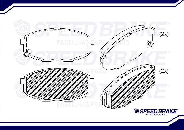 PASTILHAS FREIO DIANT