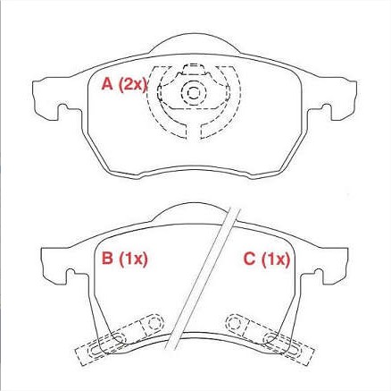 PASTILHAS FREIO DIANT