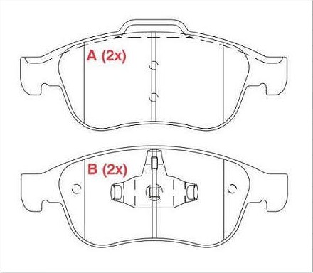 PASTILHAS FREIO DIANT