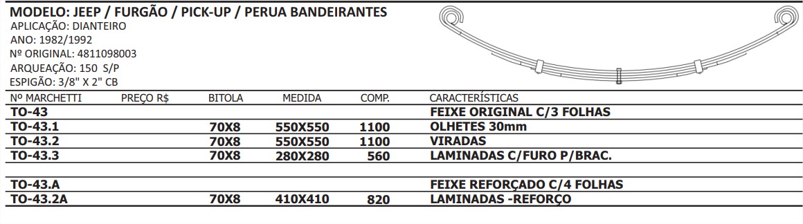 MOLA 1 DIANTEIRA(BUCHA FERRO)